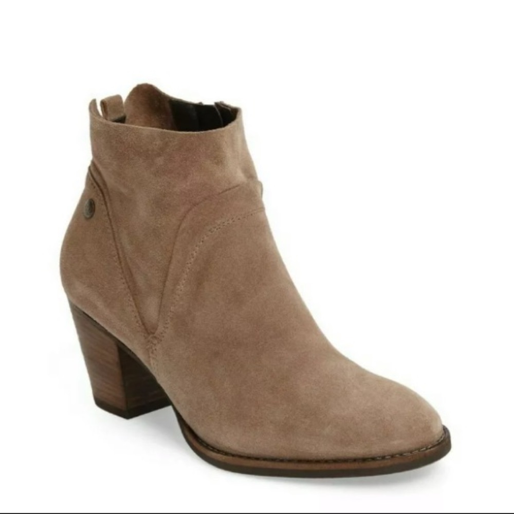 Paul Green Nora Suede Booties NIB Size 10 1/2
